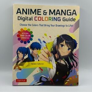 Tuttle Anime & Manga Digital Coloring Guide
